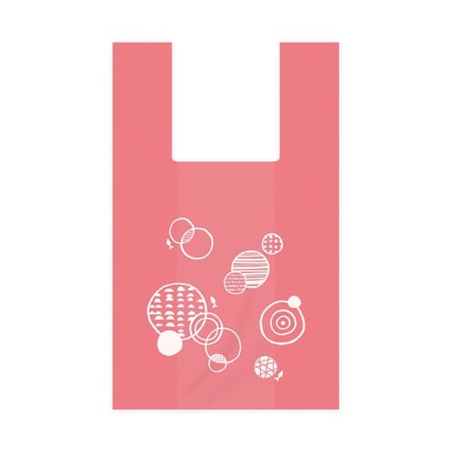 プラスプラスカラー手提げ袋 MS ピンク