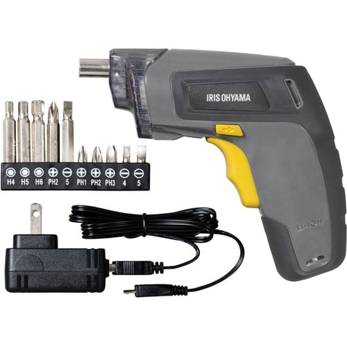 充電式電動ドライバー グレー JDD35