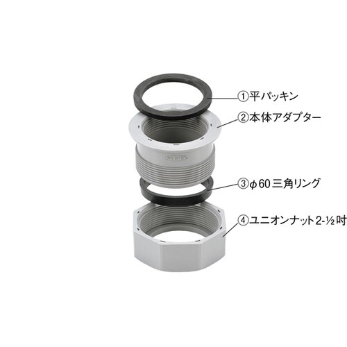 50A塩ビ管接続アダプターセット TO−
