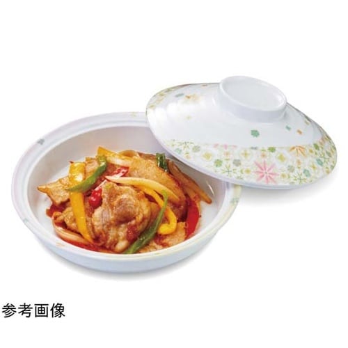 丸深皿(蓋) 花友禅 10個入 M−90