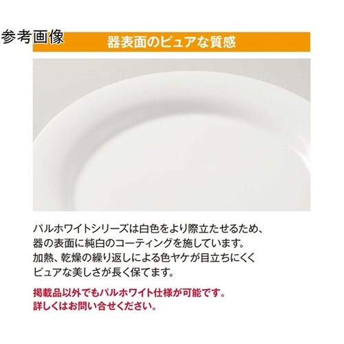 25cm 丸皿 パルホワイト 5個入 M
