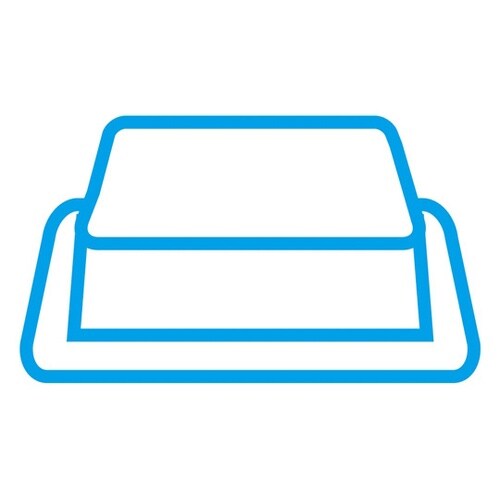 角小鉢 ブルー 99×99×50mm 1