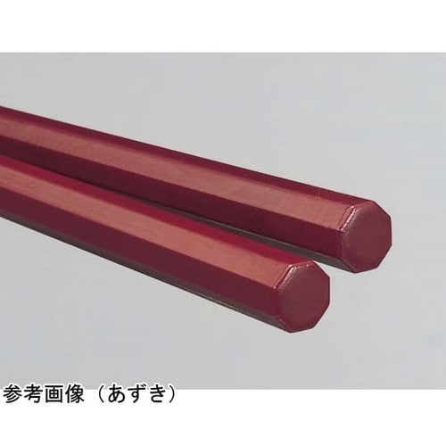 19.5cm 八角箸 茶 50個入 TC