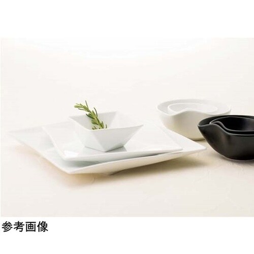 16cm 角皿 ホワイト 5個入 EL−