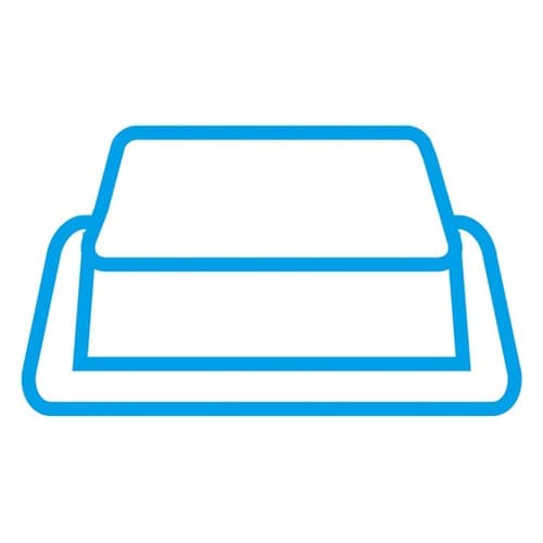 角皿 花楽紋 80個入 W−201EB