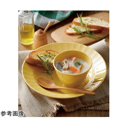 18cm 深皿 マスタード 80個入 L