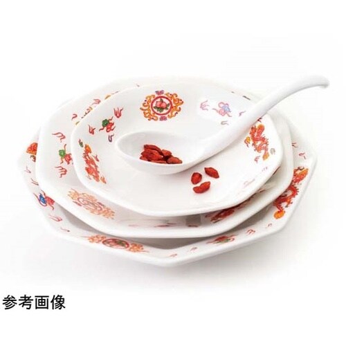 八角皿 吉祥天 187×39mm 80個