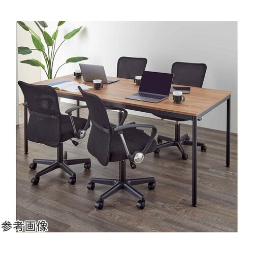 ミーティングテーブル ラスティック柄天板