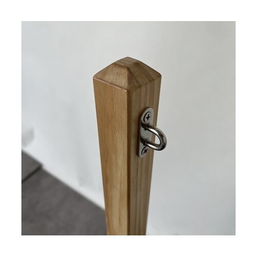 木製ロープパーティション スタッキングタ