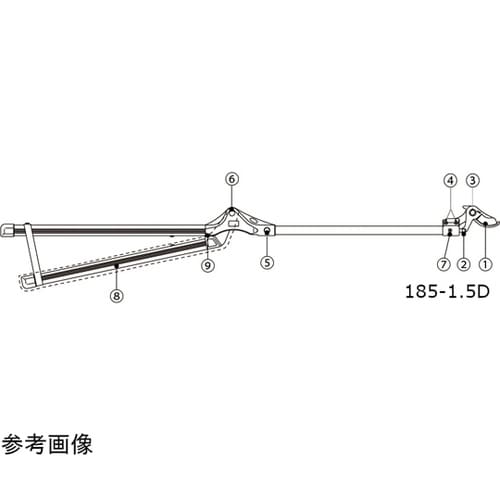 185−1.8D用グリップレバー 一式