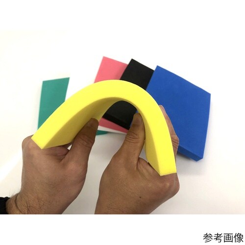 硬質カラースポンジ 発泡ポリエチレン 黄
