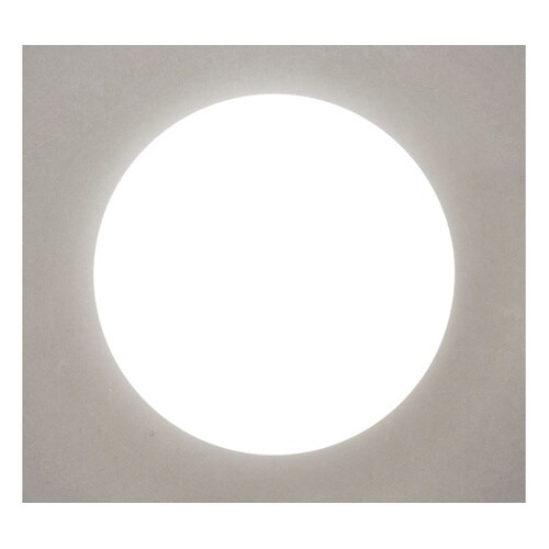 ポーチ・浴室灯 円型 500lm昼白色