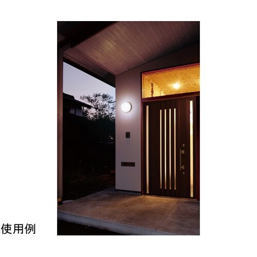 ポーチ・浴室灯 円型 500lm昼白色