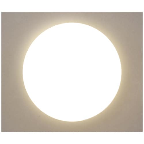 ポーチ・浴室灯 円型 500lm電球色