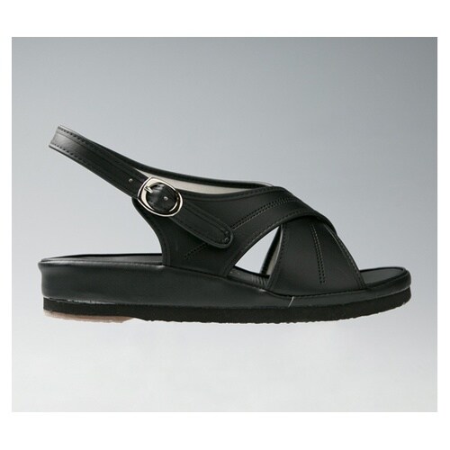 防汚抗菌防臭フットベットサンダル ブラッ