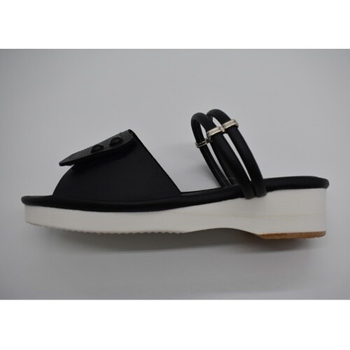 2WAY面ファスナーサンダル ブラック