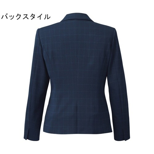 ENJOY ジャケット ネイビーチェック