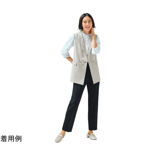 ENJOY ベスト グレージュ 15号