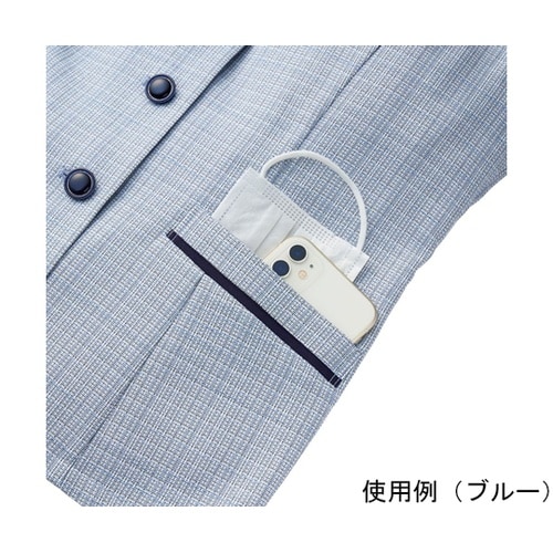 ENJOY 半袖オーバーブラウス ラベン