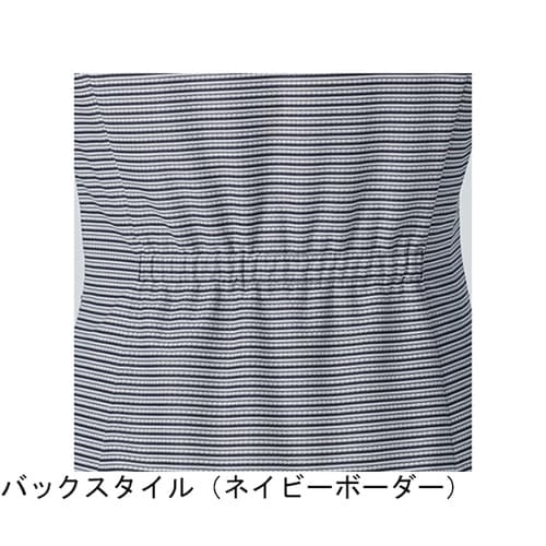 ENJOY オーバーブラウス ネイビーボ