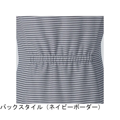 ENJOY オーバーブラウス ネイビーボ