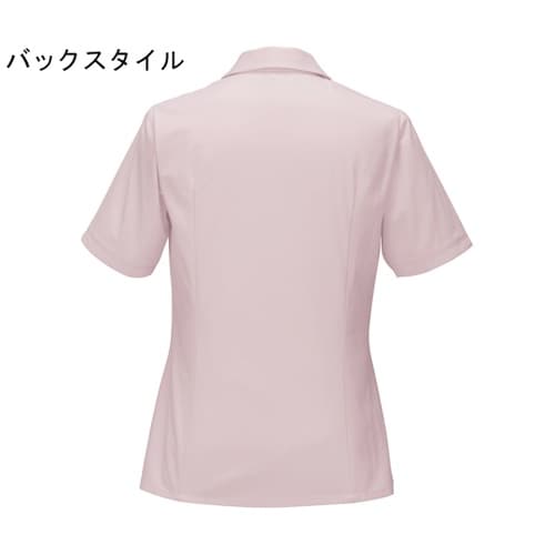 ENJOY 半袖リボンブラウス TRIC