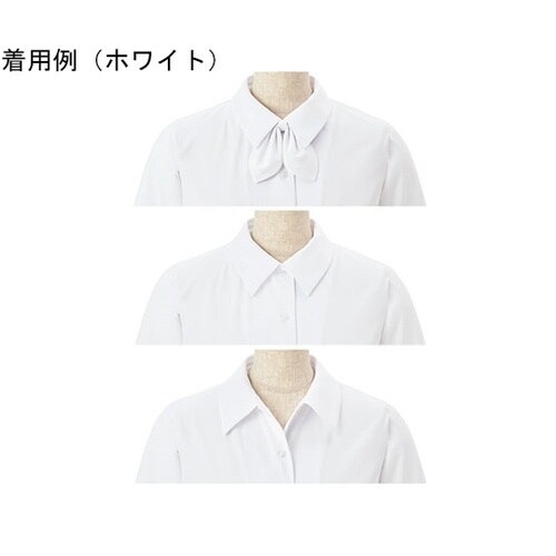 ENJOY 半袖リボンブラウス TRIC