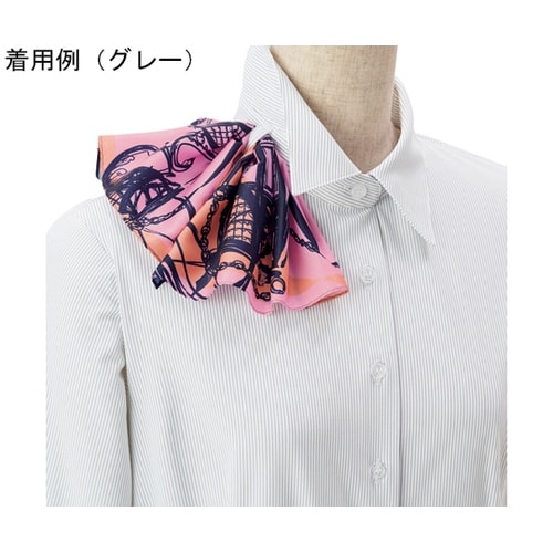 ENJOY 半袖シャツブラウス TRIC