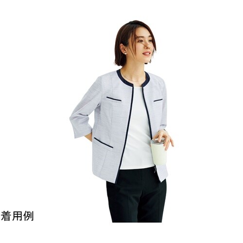 ENJOY ジャケット ライトグレー 9