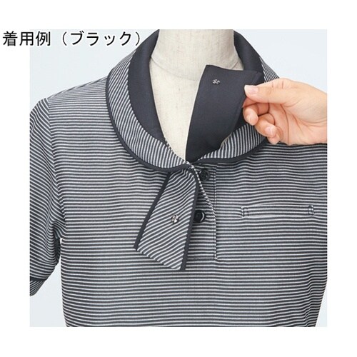 ENJOY タイ付ポロシャツ MARIN