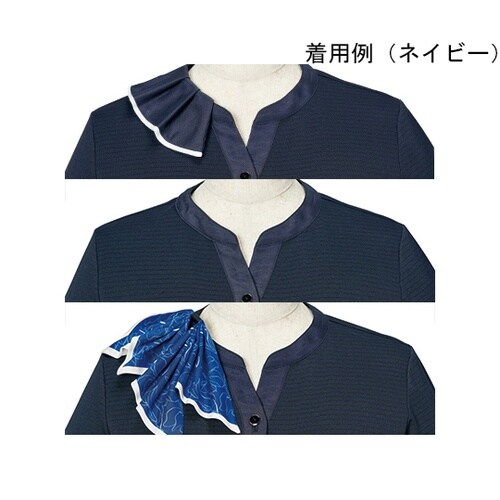 ENJOY ポロシャツ ネイビー L E