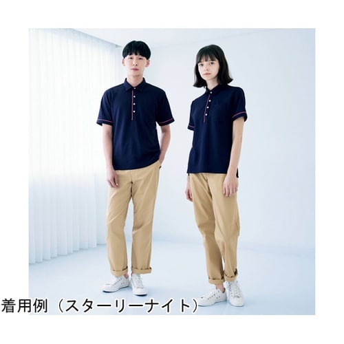 HEARTGREEN 半袖ポロシャツ ブ