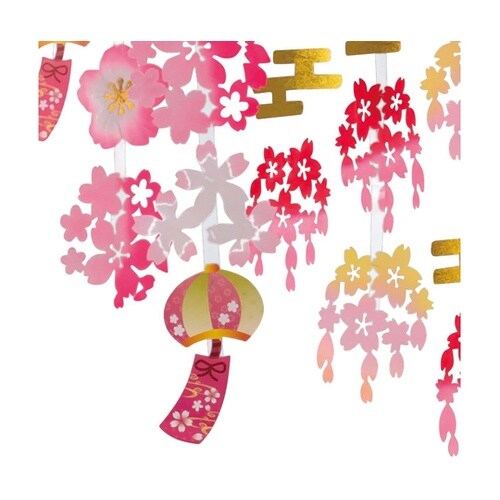 華麗桜プリーツハンガー 180cm 33