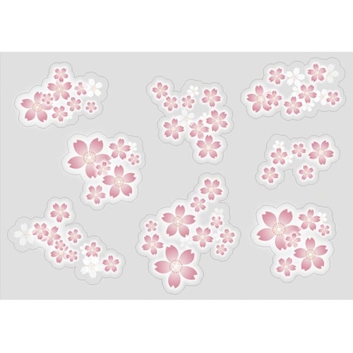 ウィンドウシールステッカー さくら花びら