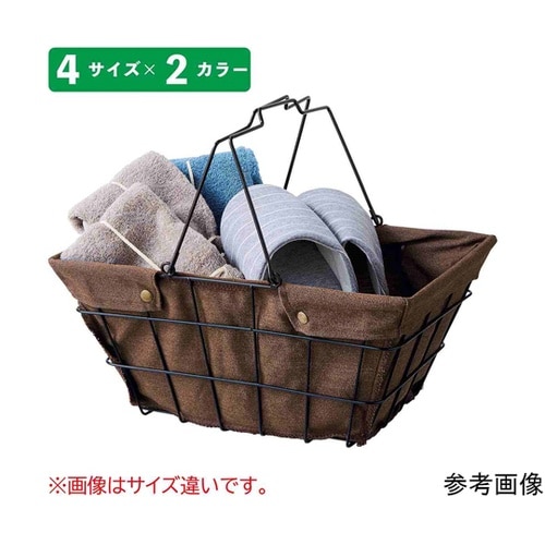 ワイヤーファブリックバスケット 買い物か