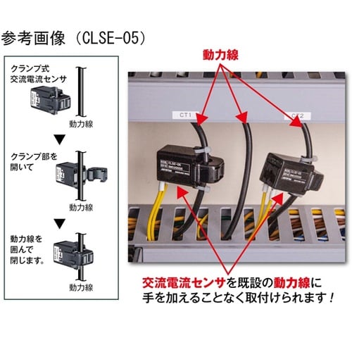 クランプ式交流電流センサ CLSE−05