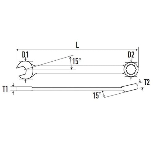 コンビネーションレンチ CW14