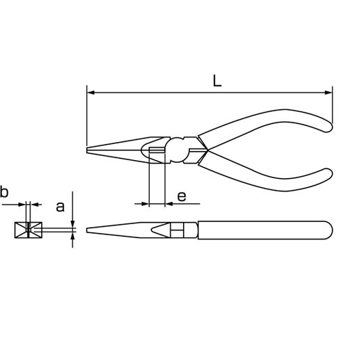 ラジオペンチ(バネ付) J150RS