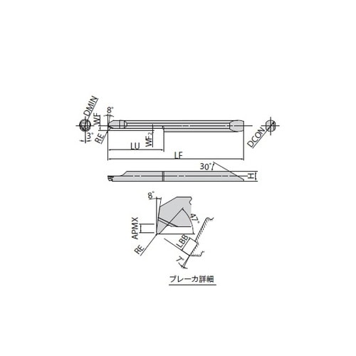 チップ PVDコーティング 旋削用 EZ