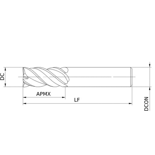 MS plusエンドミル MPJHV D