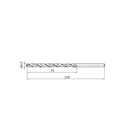 ロングストレートドリル LSD D045