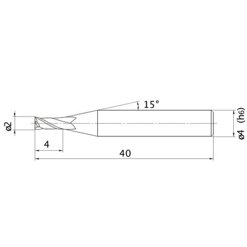 エムスターエンドミル MS2MS D02