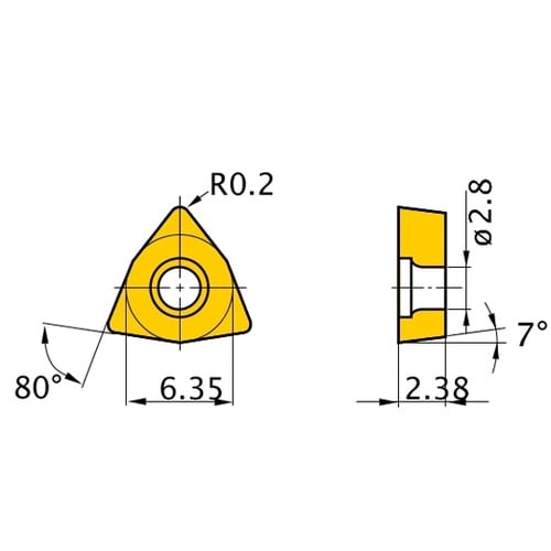 インサート WCMW040202 MD2