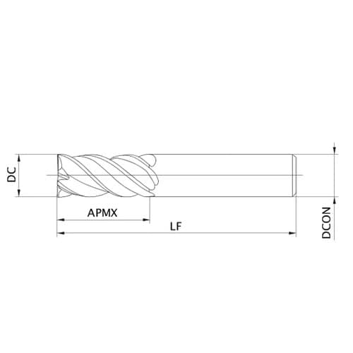スマートミラクルエンドミル VQMHV