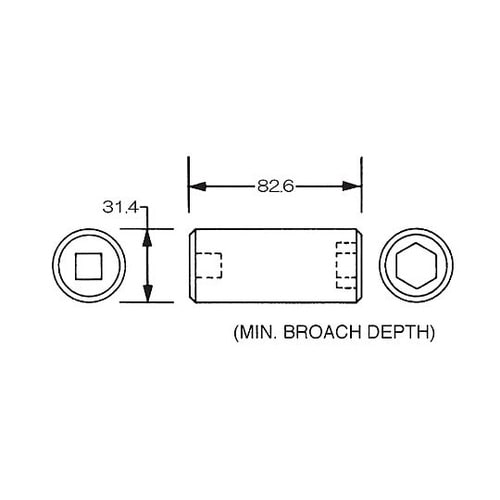 1/2”DRx13/16” インパクトソ