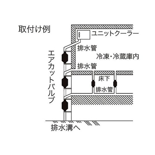 VP30 塩ビ管用エアーカットバルブ(耐