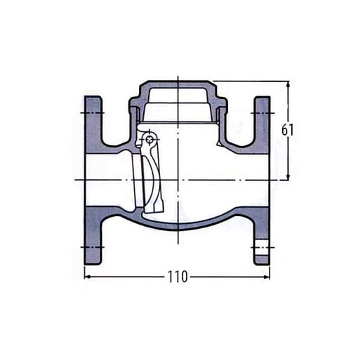 1 ” スイングチャッキバルブ(フランジ