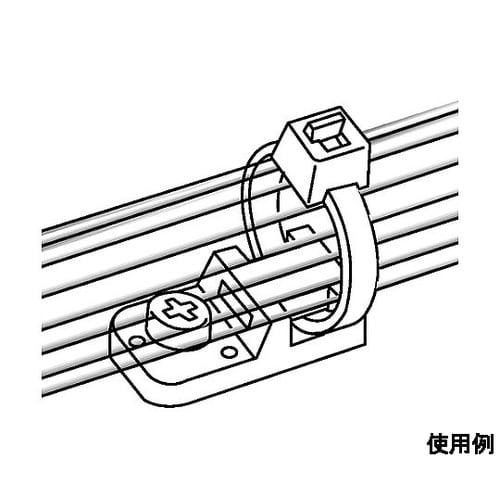 結束バンド用ベース(金属・X線検出用/2
