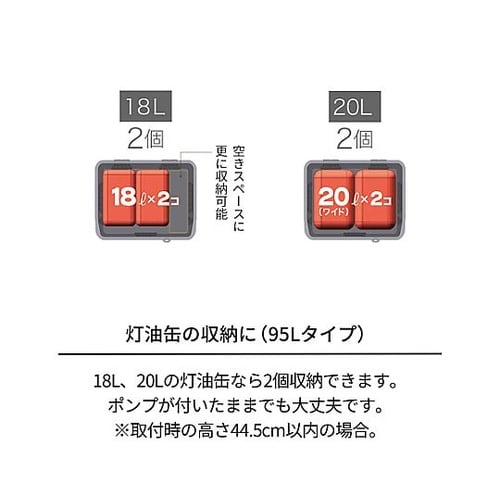 620x500x500mm/95L 収納