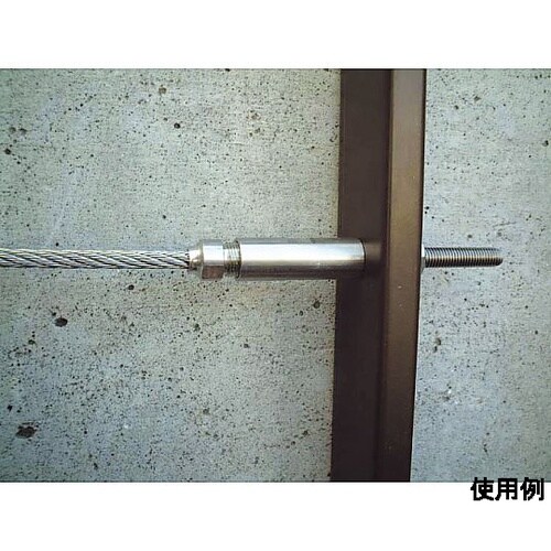 3mm/M6 ワイヤー止め金具(左ねじ/